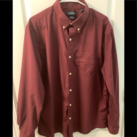 chaps stretch easy care shirts